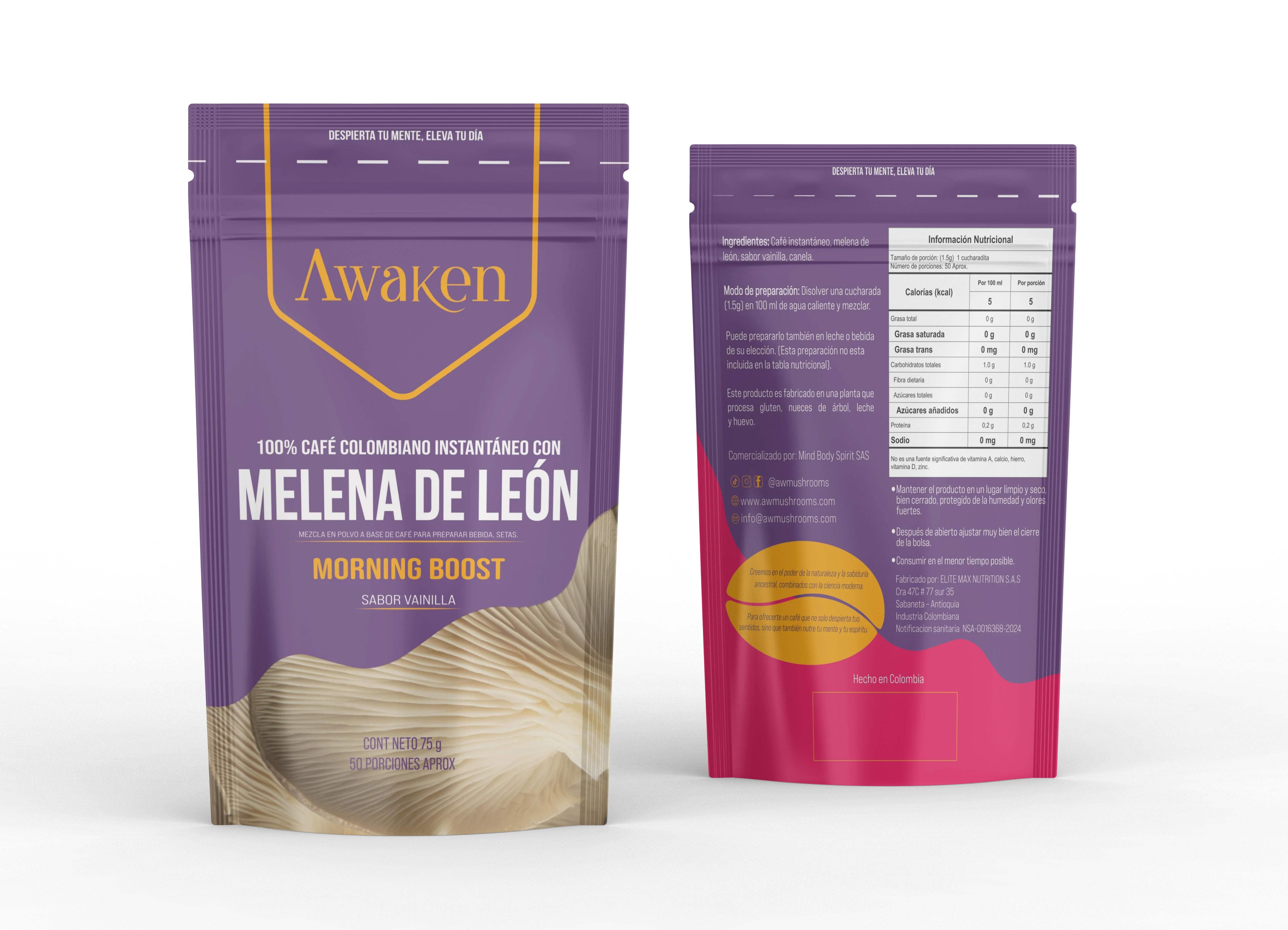 Café Premium Colombia al mejor precio con Melena de León - Awaken